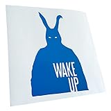 Kiwistar - Autocollant - Frank Bunny Man Lot de 15 en forme de lapin 15 x 10 cm - bleu - G10 - Pour voitures, vélos, véhicules, motos, cyclomoteurs, tuning, vitres arrière