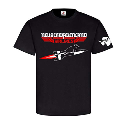 T-shirt Pingouin V2 Fusée Antarctique Copytec #24832 noir Medium