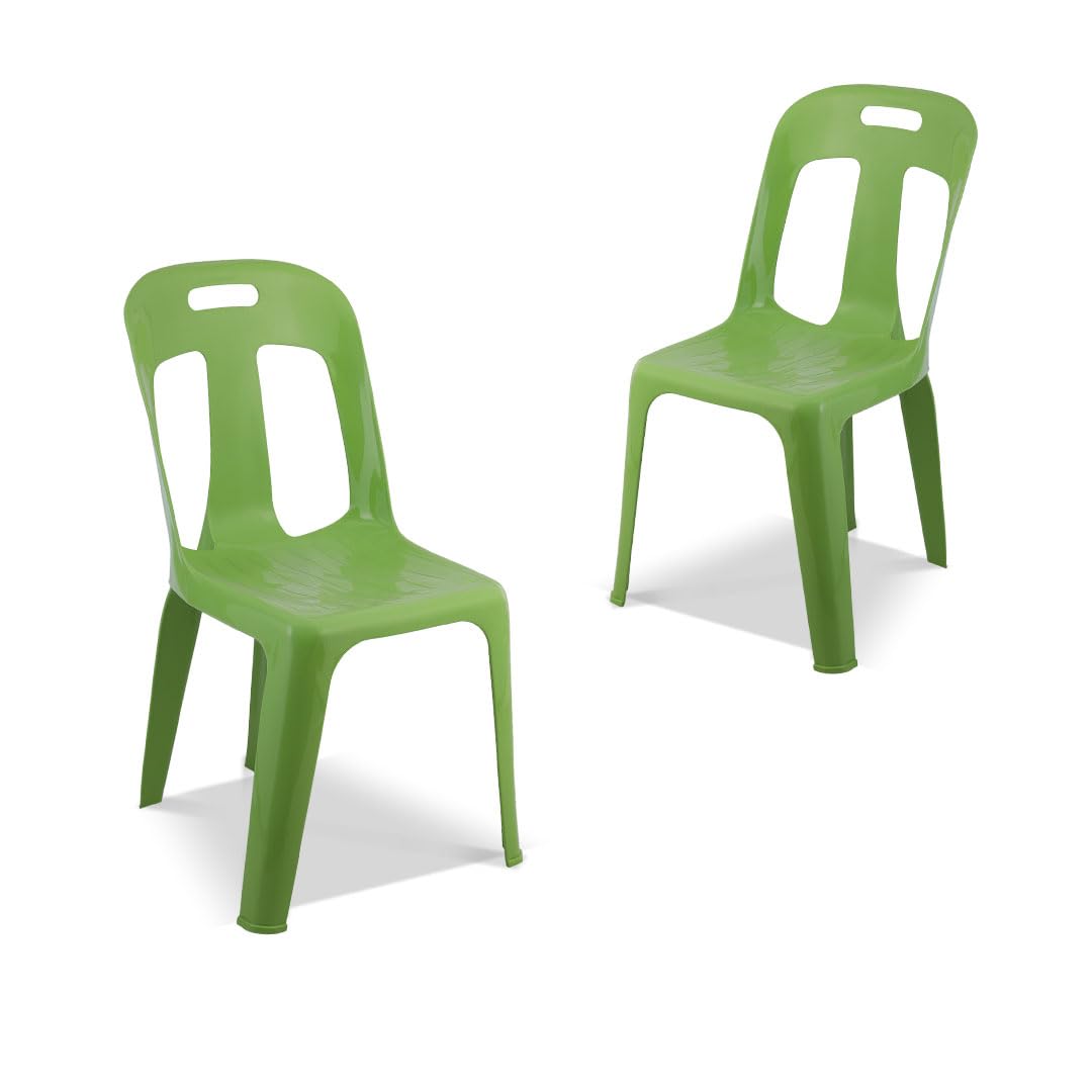 MAHARAJA 100% Virgin Plastic Chair | Stackable | Armless | for