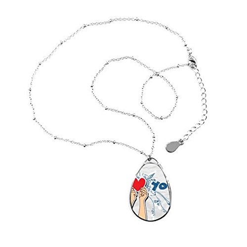Collier Saint Valentin coeur I Love You à porter au quotidien pour sublimer une tenue décontractée