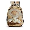 Shells on The Sand Pearls Backpack - Laptop Backpack for Women, Daypack for Work, College Travel #5