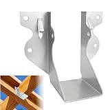 [15 piezas] Soportes de amarre para vigas de 2 x 4 pulgadas LU24 calibre 20 Zmax galvanizados para vigas de madera para lazos de huracán ampliamente aplicables