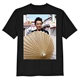 James Franco - Men's Premium Crewneck T-Shirt – Lightweight, Soft Cotton, Perfect Everyday Fit PIAP #PDI580575, Black, Large