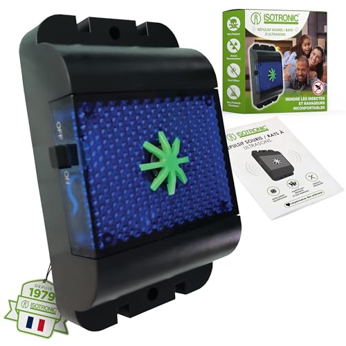 ISOTRONIC Répulsif Anti-rongeurs à Piles