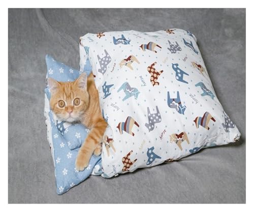 Sac de couchage pour chat lavable en machine contre le froid - 7