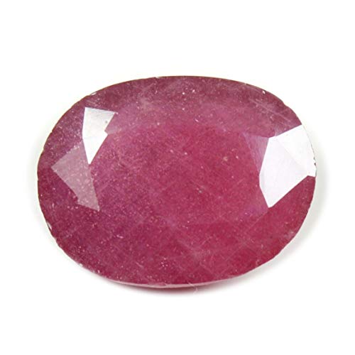 Rubis véritable rose ovale à facettes 10x8-18x13mm pour création de bijou en gemme