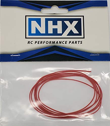 NHX RC Pro Silicone Wire 30 AWG Gauge 3 FT Red : Receivers RX