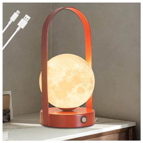 ARTSIM Dimmerabile Luce Notturna, Lampada Da Tavolo Senza Fili 2000mah Con Type-C E Dimmerazione a Sfioramento, Lampada LED Ricaricabile Per Soggiorno Camera Da Letto,D