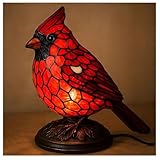 Photo Gallery sheremart - lampada cardinale in vetro colorato, lampada a forma di uccellino rosso, in resina cardinale, luce notturna per la casa, decorazione natalizia Photo Gallery sheremart - lampada cardinale in vetro colorato, lampada a forma di uccellino rosso, in resina cardinale, luce notturna per la casa, decorazione natalizia