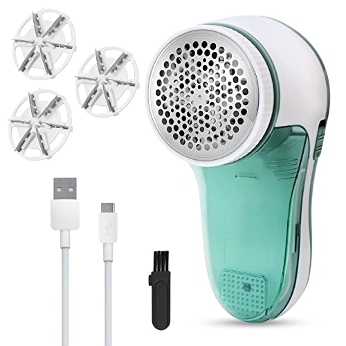 Quitapelusas Electrico Quitapelusas de Tela Removedor de Pelusa eléctrico Recargable con 2...