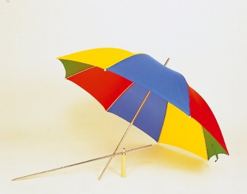 Preisvergleich Produktbild Universalschirm bunt Sonnen- und Regenschirm mit Handgriff und Erdspieß 8tlg.