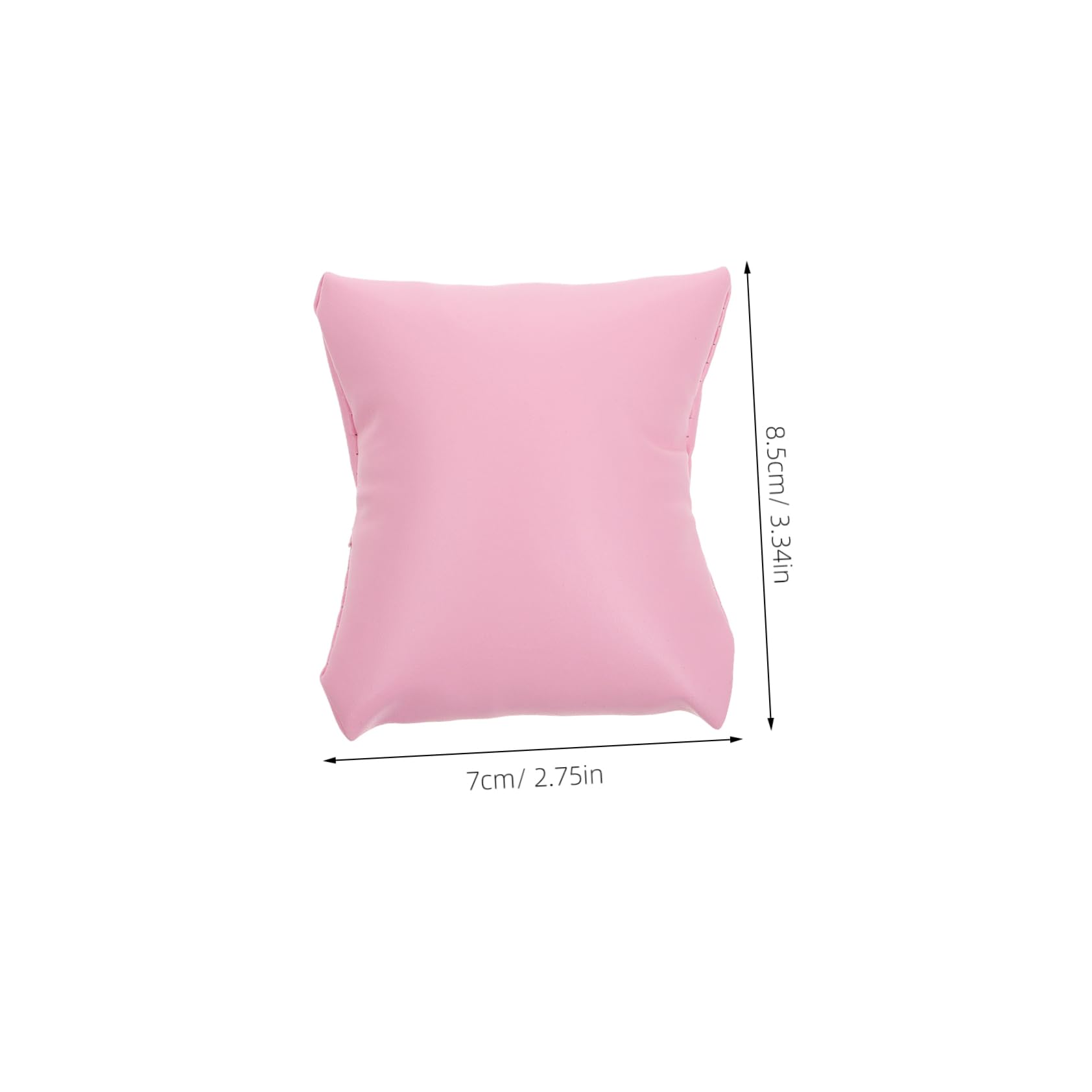 Didiseaon 10pcs Pink PU Jewelry Display Pillow Soft Bracelet Cushion Watch Holder for Travel Showcase Organization for Bracelets Bangles Watches