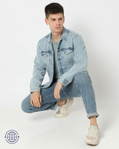 Image of GAP Men's Cotton Elastane Classic Denim Jacket
