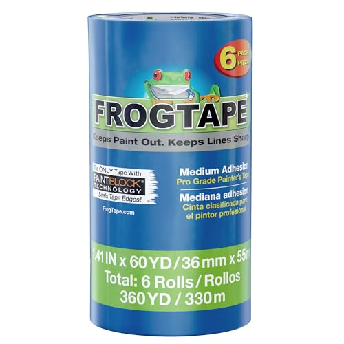 FrogTape ProGrade Blue Painters Tape (6 Rolls)