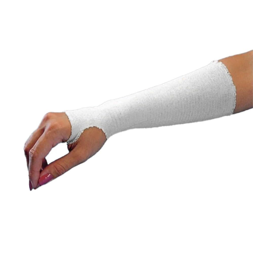 Sammons Preston 560192 Rolyan Economy Cotton Stockinette, Comfortable and Durable PreWrap for Pre-Splinting or Casting Fabrication, 4" X 25 Yards