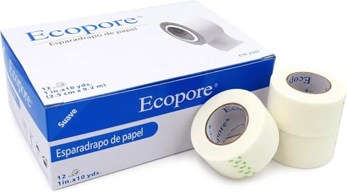 ESPARADRAPO DE PAPEL 2.5x9cm ECOPORE - CAJA 12 Ud