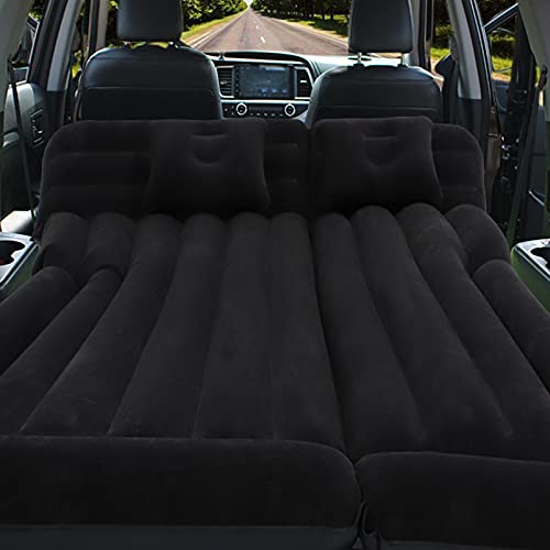 ADITAM Auto Aufblasbare Matratze Luftmatratze: SUV Schlafbett Matratze Fahrzeug Aufblasbares Bett Schwarz Blow Up Kissenbett 175X135X5cm Double The Comfort – Bild 3