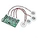4 Spray Humidifier Module DIY Kit with Mist Maker and Driver Circuit Board, Fogger Atomization Board for DIY Projects, FR-4 PCB, 50 * 25 * 1.2mm,