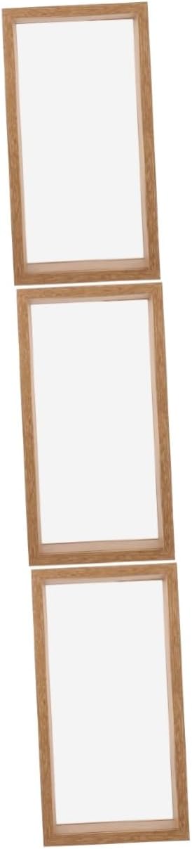 3pcs Dried Flower Display Case Vintage Shadow Box for Dried Floral Arrangements Natural Flower Frame for Home Decor Dual-Slot Design for Living Room Bedroom Decoration