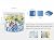 500 Pieces Glass Mosaic Tiles Colorful Square Tile Bulk Piece for Crafts Home DIY Decoration Gifts Supplies in 6 Colors Series
