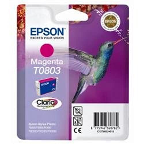 Epson T0803 Cartouche d'impression Magenta Amazon Dash Replenishment est prêt