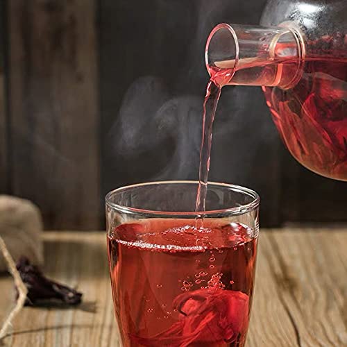 Miniatura 4 de SIFANGDA Roselle 5.29 onzas (5.29 oz) Flores de hibisco de té de hibisco, flores de hibisco, cortadas y tamizadas empaquetadas en bolsa resellable