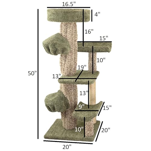 New Cat Condos Árbol Rascador Único para Gatos miniatura 3