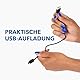 Dremel 7350 PET Krallenpflegese mit 3.6V Akku-Rotationswerkzeug Einfach zu bedienende, leichte Krallenschleifmaschine mit 2 Schleifzubehören, 1 Schutzhaube & 1 USB-Kabel, geeignet für Hunde und Katzen