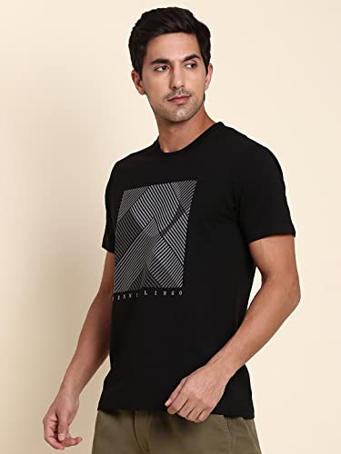 Image of Dennis Lingo Men's Cotton Solid T-Shirt