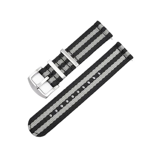 [SLFJEYTX] 1�� 18/20/22/24mm �X�g���b�v �����Y ���f�B�[�X �X�|�[�c �L�����o�X �����[�X�u���X���b�g Galaxy Watch 6 5 4 GT 3 2 Pro�o���h�p(Black grey,24mm)