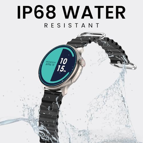 Image of CELLECOR A5 PRO DISC 1.52 inch HD Display- BT Calling Smartwatch, 500 NITS, AI Voice Assistant, with 120+ Sports Modes, SpO2, HR, IP68, Camera Control - Golden Black