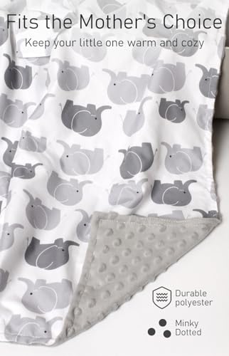 Image of Car Seat Cover for Babies, Minky Winter Infant Car Seat Cover, Nursing Cover for Baby Breastfeeding, Suitable for Baby Carrier, Stroller, with Peekaboo Opening Car Seat Canopy