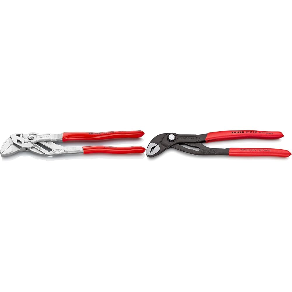 Pince-clé et pince Cobra Knipex 250 mm pour serrage et prise précise