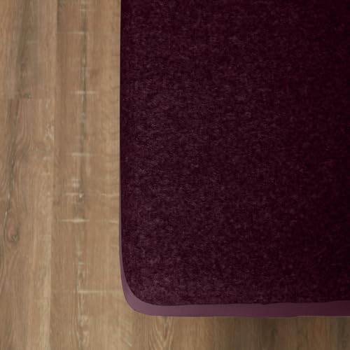 Image of Wakefit Cotton Feel Ultra Soft Waterproof Mattress Protector|Breathable - Hypoallergenic Mattresses Cover 72 inch x 36 inch - Single, Beetroot, Purple