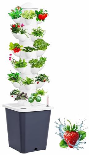KUCKGO Vertical Hydroponic Tower Garden Growing System...
