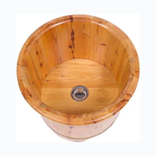 Cubeta de madera para baño de pies Spa y masaje