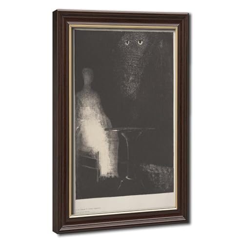 Décoration murale pour bureau avec la toile Odilon Redon cadre suspendu salon