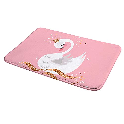 Tapis de bain absorbant grand format en velours corail doux - 5