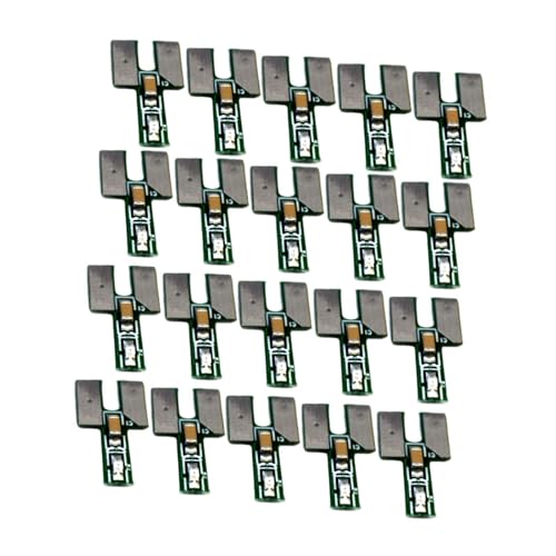 DYNWAVE 20 Pieces Model Trains N Scale Light Board Front and Rear Spare Parts Sturdy Lightweight Replacement 1/160 Scale Modification