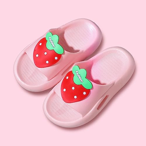 Kids Girls Strawberry Cloud Slides Comfortable Non-Slip Summer Beach Pool Shoes Toddler Cute Home Bathing Sandals4