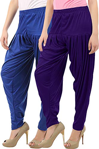 Image of Buy That Trendz Patiala Salwar for Women Relaxed Fit Viscose Patiyala Salwar Harem Bottom Pants
