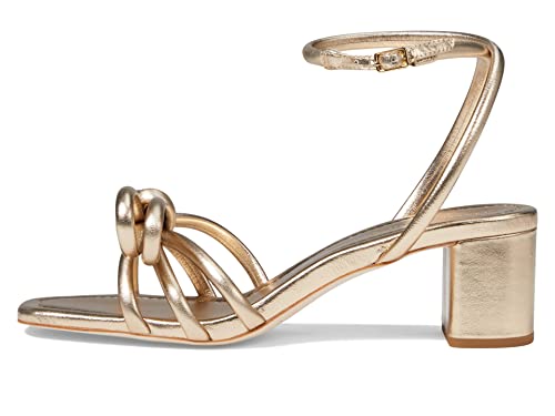 Image of Loeffler Randall Women's Mikel Leather Bow Mid-Heel Sandals