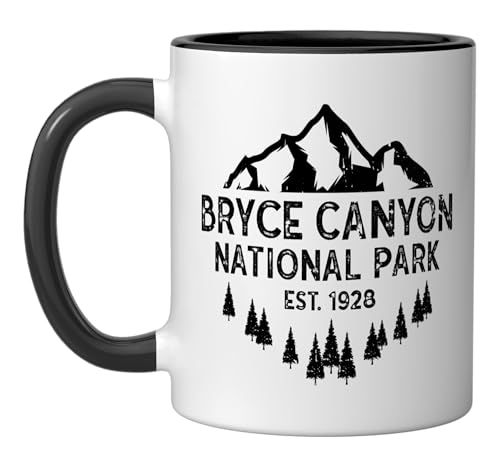 Taza Cerámica Bryce Canyon Nacional Black/White 11 oz miniatura 1