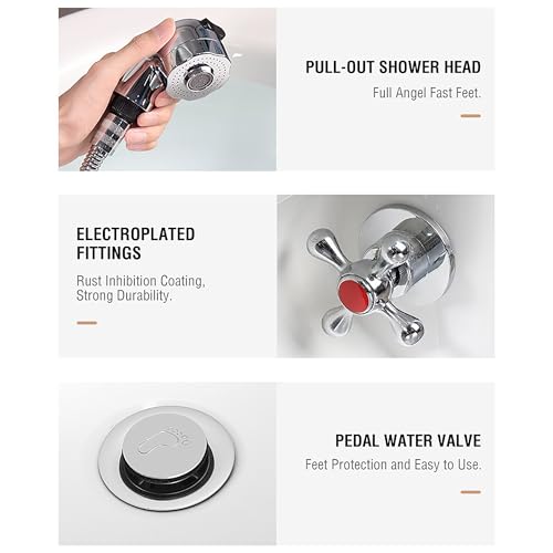 Masajeador Spa de Pies Acrílico con Burbujas y Vibración miniatura 7