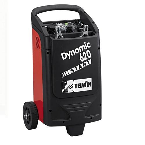 Telwin Dynamic 620 Battery Charger Starter main unit with wheels and handle