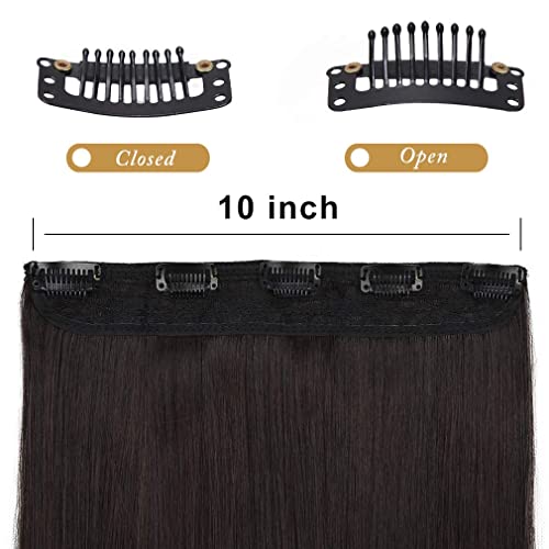 Image of Artifice 5 Clips 24 INCH Curly Wavy Hair Extensions for Women Natural Soft Clip on Extensions Synthetic Thick Hairs for Any Event for Girls Hair Extension Black with Blonde Mix
