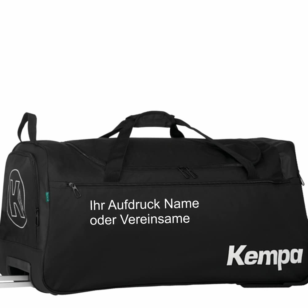 Sportartikelland Bundle für 1 Kempa Trolley L 73,5 x 36 x 35 cm personalisiert mit Aufdruck Name