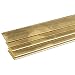 K&S Precision Metals 9721 Brass Strip, 0.032" Thickness x 1/2" Width x 36" Length, 5 pcs, Made in USA