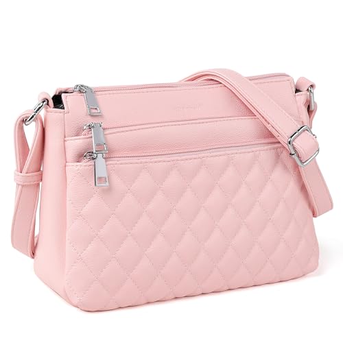 Image of TANTOMI Medium Crossbody Bags for Women Handbag PU Leather Purses for Women