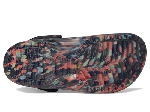 Image of Crocs Unisex Adult Classic Marbled Tie-dye Clogs